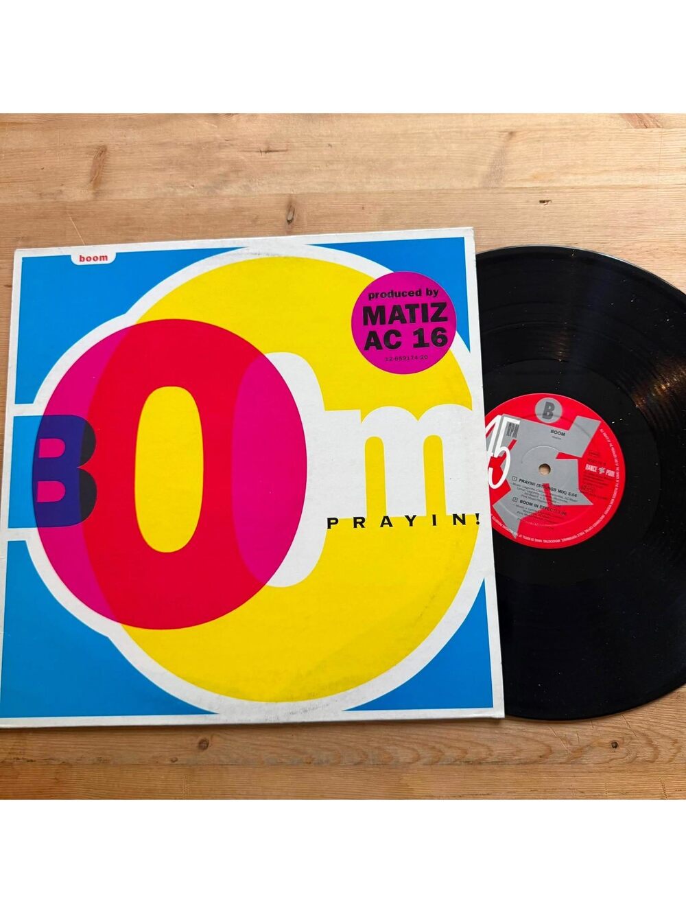 Boom - Prayin! 33rpm VG+ VR25